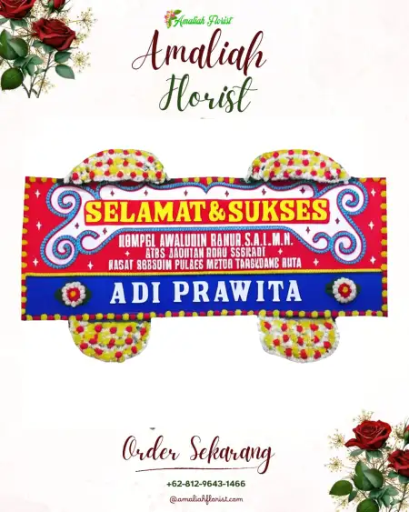 Papan Bunga Ucapan Selamat Gadding